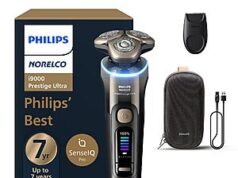 $249.96 – Philips Norelco Shaver i9000 Prestige Ultra Wet & Dry Electric Shaver w/ SenseIQ Pro Technology (Black Gradient) philips norelco shaver i9000 product image
