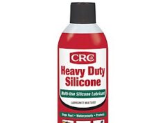 CRC Heavy Duty Silicone Lubricant, 11 Wt Oz, Clear Colorless Liquid CRC Heavy Duty Silicone Lubricant bottle
