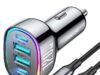 $9.99 – 3.3′ 120W JOYROOM Dual USB-C PD & USB-A QC 3.0 Cigarette Lighter Car Charger + Free Shipping w/ Prime or on $35+ 3.3' JOYROOM Dual USB-C PD & USB-A QC 3.0 Car Charger