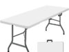 $28.99 – Pre-order, Jopath 6 Foot Folding Table,White Plastic Folding Table Jopath 6 Foot Folding Table in white