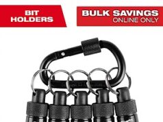 $14.97 – Milwaukee 5-Piece Hex Bit Holder with Carabiner, , FS, Home Depot $14.94 Milwaukee 5-Piece Hex Bit Holder with Carabiner