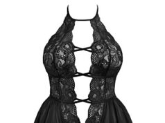 $6.00 – Avidlove Plus Size Lace Teddy One-Piece Bodysuit Lingerie (Multi Colors) – $6 + Free Shipping w/ Prime or orders $35+ Avidlove Plus Size Lace Teddy One-Piece Bodysuit Lingerie in multi colors