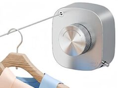 $12.99 – 13.8′ FORIOUS Retractable Stainless Steel Clothesline (Brushed Nickel) + Free Shipping w/ Prime or on $35+ 13.8' FORIOUS Retractable Stainless Steel Clothesline (Brushed Nickel) on sale