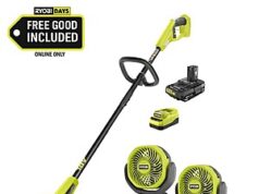 $99.00 – Ryobi ONE+ 18V 13″ Cordless Battery String Trimmer w/ 2.0Ah Battery & Charger + FREE (2) Cordless 4″ Clamp Fans + Free Shipping Ryobi ONE+ 18V Cordless String Trimmer with Clamp Fans