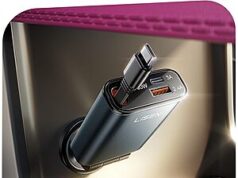 $8.49 – LISEN Retractable USB-C Car Charger, 72W Max (45W Cable, USB-C & USB-A Ports) lisen retractable usbc car product image
