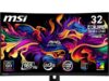 $579.99 – TITLE: 32″ MSI 4K UHD 165Hz QD-OLED Curved Gaming Monitor MSI MAG 321CUP QD-OLED gaming monitor in black