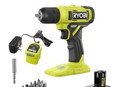 $39.88 – : RYOBI ONE+ 18V Cordless 3/8 in. Drill/Driver Kit with (1) 2.0 Ah Battery, Charger & 28-Piece Screwdriving Driving Bit Set at HomeDepot RYOBI ONE+ 18V Cordless Drill Kit