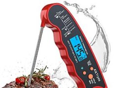 $4.99 – AikTryee Digital Instant Read Meat Thermometer w/ 6″ Probe + Free Shipping w/ Prime or on $35+ AikTryee Digital Instant Read Meat Thermometer with 6" probe