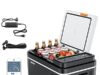 $99.90 – VEVOR 21-Quart Portable Car Refrigerator w/ App Control & -4°F to 68°F Temp Range VEVOR 21-Quart Portable Car Refrigerator in black