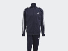 $23.00 – adidas men Essentials 3-Stripes Track Suit (2 colors) – $23 + Free Shipping Adidas men Essentials 3-Stripes Track Suit in Black/White and Legend Ink/White