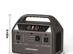 $145.00 – UDPOWER C600 LiFePO4 596Wh 600W Portable Power Station $145 + Free Shipping UDPOWER C600 LiFePO4 Portable Power Station