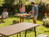 $109.00 – $109 Free Ship Walmart: Living and More 3-Piece Picnic Table Set, 6 Foot Polyethylene Folding Table with 2 Folding Benches, Weather Resistant, Living and More 3-Piece Picnic Table Set with foldable table and benches