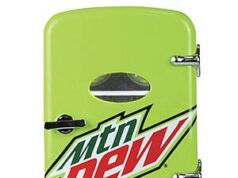 $24.38 – 6-Can Mountain Dew Themed Retro Mini Refrigerator (Green/Red) 6can mountain dew themed product image