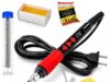 $4.99 – Plusivo 60W Digital LED Soldering Iron Kit w/ Solder Wire, Flux Paste, Stand & Sponge + Free Shipping Plusivo 60W Digital LED Soldering Iron Kit with accessories