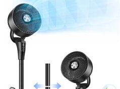 $69.93 – DREO Pedestal Fans for Home, 20dB Ultra Quiet, 2-in-1 Table Floor Fan DREO Pedestal Fan for Home with 2-in-1 adjustable height design