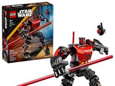 $14.39 – 143-Piece LEGO Star Wars Darth Maul Mech Kids Toy + Free Shipping w/ Prime or on $35+ 143-Piece LEGO Star Wars Darth Maul Mech Kids Toy