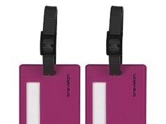 $2.75 – Travelon Set of 2 Tags Set of 2 Travelon luggage tags in various colors