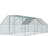 $169.53 – Chicken Coop Large Metal Chicken House/Pen with Climbing Frame for 15-20 Chickens Chicken Coop Large Metal with Climbing Frame