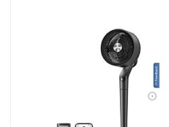 $69.99 – DREO TurboPoly Pedestal Fan 350S – $80 at Costco.com dreo turbopoly pedestal fan product image