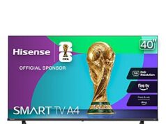 $99.99 – Hisense 40-Inch Class A4 Series FHD 1080p Smart Fire TV (40A4NF, 2025 Model) Hisense 40A4NF Smart Fire TV