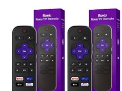 $12.99 – : 2-Pk Roku TV Replacement Remote Control (Official Manufacturer Product) at Amazon Roku TV Replacement Remote Control in black