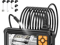 $12.95 – 1080P 4.3″ IPS Industrial HD Digital Borescope Camera w/ 8 LED Lights 16.5ft Semi-Rigid Cable – @ Amazon 1080P Industrial HD Digital Borescope Camera