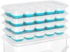 $6.49 – 4-Pack Doqaus Ice Cube Tray w/ Lid and Bin + Free Shipping w/ Prime or on $35+ Four Doqaus ice cube trays with lids and a bin