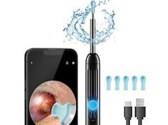 $5.99 – Jegoat Ear Wax Removal Camera w/ 6 LED Lights & 5 Spoons (Onyx, 1080P HD) + Free Shipping w/ Prime or on $35+ Jegoat Ear Wax Removal Camera with 6 LED Lights and 5 Spoons