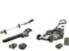 $749.00 – EGO String Trimmer and Blower Combo Kit + 800 Series Self Propelled Walk Mower $749 EGO POWER+ Combo Kit with String Trimmer and Leaf Blower, 800 Series Self Propelled Walk Mower
