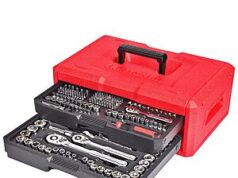 $99.00 – CRAFTSMAN Mechanics Tool Set, 256-Piece Hand Tool and Socket Set w/72-tooth Low Profile Ratchet and 2-Drawer Tool Box (CMMT45256) + 10% back w/Prime Visa $99 CRAFTSMAN Mechanics Tool Set with 2-drawer tool box