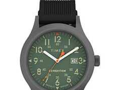 $23.00 – $23: 40mm Timex Expedition Metal Field Men’s Analog Watch w/ Black Silicone Strap at Amazon 40mm Timex Expedition Metal Field Analog Watch with black silicone strap