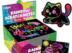 $4.99 – 160-Count Scratch Art Mini Notes w/ 5-Count Wooden Stylus (various) + Free Shipping w/ Prime or on $35+ 160-Count Scratch Art Mini Notes with 5-Count Wooden Stylus