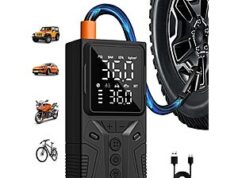$11.39 – AIRSURE Portable 150PSI Cordless Air Compressor & Tire Inflator + Free Shipping w/ Prime or on $35+ AIRSURE Portable Cordless Air Compressor & Tire Inflator