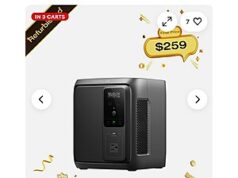 $259.00 – EcoFlow DELTA 3 1000 Air Portable Power Station – Refurbished $259 with coupon code EFEXCLUSIVE20 EcoFlow DELTA 3 1000 Air Portable Power Station