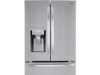 $1,699.00 – LG Standard-Depth Craft Ice 27.8-cu ft 4 -Door 36-in Wide with Dual Ice Maker $1699 LOWES LG Standard-Depth Craft Ice refrigerator in kitchen