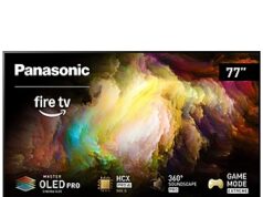 $1,300.00 – $1300: Panasonic Z8 Series (2025) 77-inch OLED 4K Ultra HD Smart Fire TV, Dolby Vision IQ, HDR10+ Adaptive, 144Hz Refresh Rate, Hands-Free Alexa 77Z8BAP at Amazon Panasonic Z8 Series (2025) 77-inch OLED TV