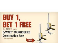 $78.00 – (2) DeWalt Tough Series Construction Jacks (buy one, get one free) dewalt tough series construction product image