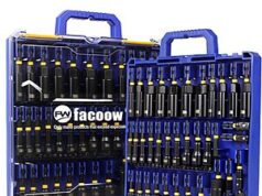 $28.79 – 55-Piece Facoow Magnetic Impact Nut Driver Set , 18-pc 6″ Long Color-Coded Impact Nut Driver Set $17.99 + Free Shipping w/ Prime or on $35+ 55piece facoow magnetic impact product image