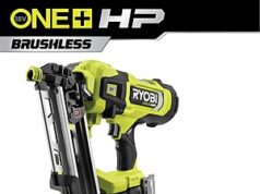 $182.85 – Ryobi ONE+ HP 18V Brushless Cordless AirStrike 21° Framing Nailer Kit with 4.0 Ah Battery and Charger Ryobi ONE+ HP 18V Brushless Cordless AirStrike 21° Framing Nailer Kit with 4.0 Ah Battery and Charger