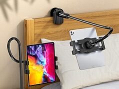 $14.94 – bokilino Gooseneck Tablet Holder Stand w/ Adjustable Flexible Long Arm (Black) + Free Shipping w/ Prime or on $35+ bokilino Gooseneck Tablet Holder Stand in black