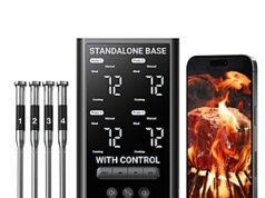 $100.00 – ThermoMaven P4 Smart Bluetooth Wireless Meat Thermometer w/ 4 Probes $100 + Free Shipping ThermoMaven P4 wireless meat thermometer with 4 probes