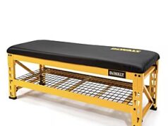 $137.76 – Dewalt Garage Bench w/ Wire Grid Storage Shelf + Free Shipping Dewalt Garage Bench with Wire Grid Storage Shelf