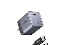 $24.99 – UGREEN Nexode Air 65W USB-C GaN Charger w/ Foldable Prongs & USB-C Cable + Free Shipping w/ Prime or on $35+ UGREEN Nexode Air 65W USB-C GaN Charger with foldable prongs