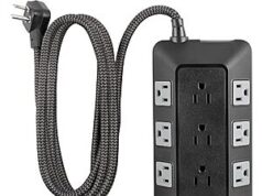 $19.10 – 6-Foot 12-Outlet GE UltraPro Adapt Surge Protector (Black) + Free Shipping w/ Prime or on $35+ 6-Foot 12-Outlet GE UltraPro Adapt Surge Protector (Black) + Free Shipping w/ Prime or on +