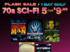 $9.00 – Fanflix: WB 70s Sci-Fi Digital Movies 5 for $9 Fanflix: WB 70s Sci-Fi Digital Movies 5 for