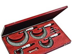 $788.10 – Starrett S436.1MBXRLZ 436.1 Series Outside Micrometer Set, Ratchet Stop, Lock Nut, Carbide Faces, 0-100mm Range, 0.01mm Graduation $788.1 Starrett S436.1MBXRLZ 436.1 Series Outside Micrometer Set, Ratchet Stop, Lock Nut, Carbide Faces, 0-