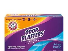 $3.05 – 120-Count Arm & Hammer Odor Blaster Dryer Sheets (Fresh Burst) – with S&S + Free Shipping w/ Prime or on $35+ 120-Count Arm & Hammer Odor Blaster Dryer Sheets (Fresh Burst)