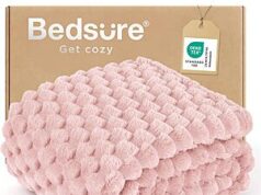 $9.59 – Bedsure Plush Bubble Blankets (Pink) – 40% off w/ Code K3WE8UQE + Free Shipping with Prime or on $35+ Bedsure Plush Bubble Blanket in Pink