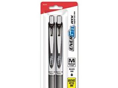 $2.35 – 2-Pack 0.7mm Pentel EnerGel RTX Gel Pens (Black or Blue) – Lowest Price Ever with Subscribe & Save at Amazon 2-Pack 0.7mm Pentel EnerGel RTX Gel Pens