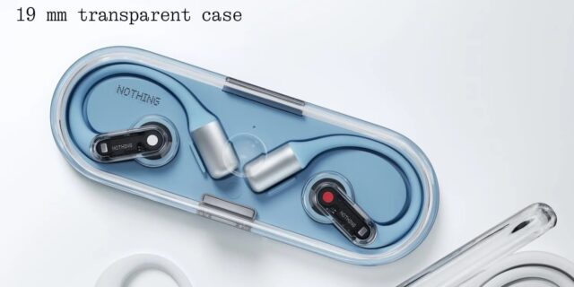 New blue Nothing Ear (Open) headphones on sale